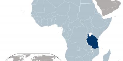 Τανζανία τοποθεσία χάρτης