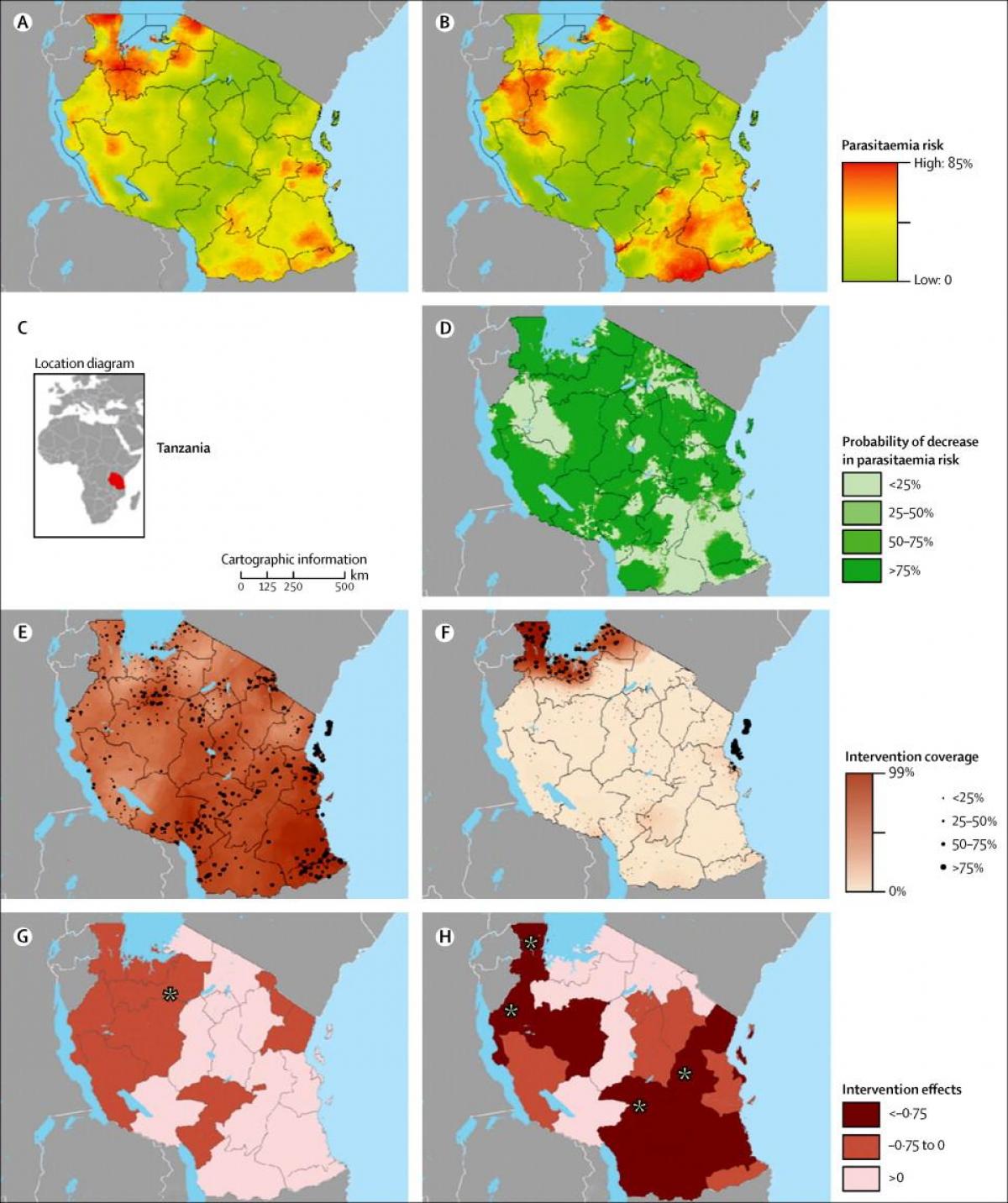 Χάρτης της τανζανίας ελονοσία 